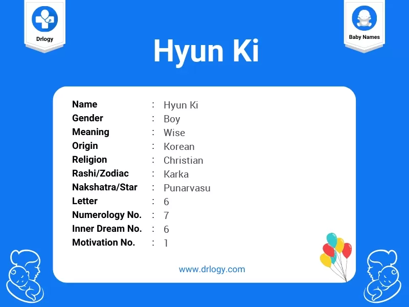 Hyun Ki Name Meaning
